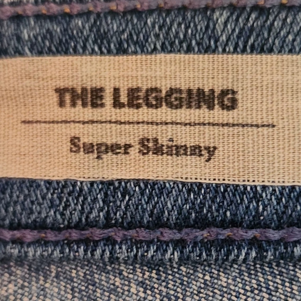 Ag Super Skinny Jeans Leggings Size 29R - Picture 7 of 8